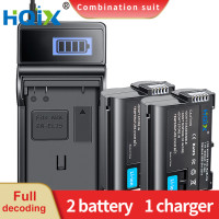 HQIX для Nikon D500 D800E D610 D600 1 V1 D7000 D810 D7500 D750 Z6 Z5 Z8 ZF 2 Z6II Z7 2 Z7II Camera EN-EL15b Зарядное устройство Аккумулятор