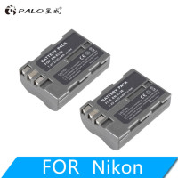 Аккумуляторная батарея PALO ENEL3E для камеры Nikon, 2400 мАч, для Nikon D90, D80, D300, D300s, D700, D200, D70, D50, D70s, D100, EN-EL3E, D-100, D-300, D-70
