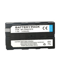 Для фотоаппарата NP-F550 NP F550 F570 аккумулятор + двойное зарядное устройство со светодиодной подсветкой и портом Type-C для Sony