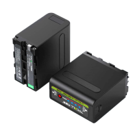 NP-F980 F960 F970 NP F980 аккумулятор с USB-выходом зарядки для Sony Canon DCR-VX2100, DSR-PD150, DSR-PD170, FDR-AX1,