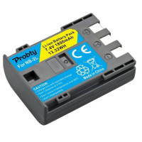 Аккумулятор для цифровой камеры Canon Rebel XT XTi 350D 400D G9 G7 S80 S70S30 L10, 1800 мАч