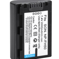 NP-FH50 аккумулятор + зарядное устройство для Sony NP-FH40 HX100V DSLR A230 A330 DSC-HX1 DCR- SR62 DCR-SR42