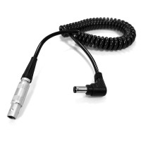 Спиральный кабель питания постоянного тока 5,5*2,5 мм штекер-разъем LEMO 4 Pin разъем для видеокамеры Z Cam E2 ZCAM E2