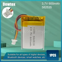 582535 602535 3,7 V 600mAh литий-полимерная батарея, литий-ионная батарея для DVR GPS Светодиодный Lights, умные часы, Bluetooth наушники