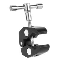 Поворотный на 360 градусов кронштейн с двойной шаровой головкой магический рычаг 1/4 штатив крепление с ручкой блокировки оссветильник ительная стойка для монитора вспышки SLR камеры зажим аксессуар