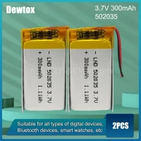 502035 300mAh 3,7 V Lipo литиевая полимерная аккумуляторная батарея для GPS MP3 MP4 ручка для записи Bluetooth гарнитура камера Смарт-браслет