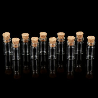 10 шт. дисплей стеклянные бутылки баночки с пробкой для хранения продуктов кукольный домик кухонные аксессуары 1:12 Миниатюрные