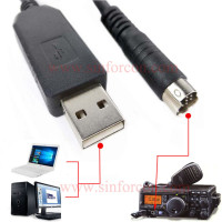 FTDI USB для MD 8P для FT-857 897 FT-897D CAT Yeasu Радиоуправляемый кабель