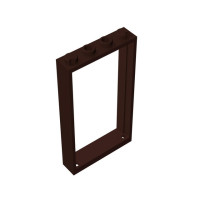 Конструктор, дверь, рама, 1x4x6 с 2 отверстиями, совместимая с lego 60596 30179, образовательные строительные блоки, техническая сборка