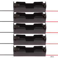 5 шт./лот 18650 Держатель батареи Power Bank 1X 2X 4X 18650 ящик для хранения батарей чехол 1 2 4 слота 18650 Батарейный отсек с проводами