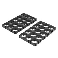 2 шт., чехол для аккумулятора 18650 3x5 4x5 18650, держатель для батареи, цилиндрический ящик для хранения литиевых батарей, комбинированный кронштейн