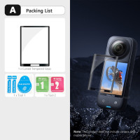 Изогнутая 3d-защита экрана Vamson для Insta360 X3, пленка из закаленного стекла с защитой от царапин, аксессуары для экшн-камеры HD Insta360 VP725