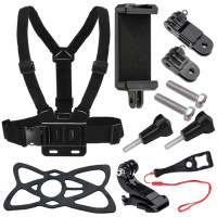 Нагрудный ремень для iPhone 13, 12, Xiaomi, Samsung, Huawei, зажим для телефона, крепление на ремень, ремень безопасности для Gopro Hero 10, 9, 8, 7, аксессуары Insta360