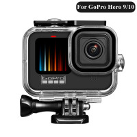 Водонепроницаемый чехол 60 м для GoPro Hero 10 9, черный защитный чехол для подводной съемки для Go Pro 9 10, аксессуары для GoPro9