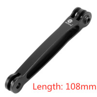 Алюминиевый удлинитель для шлема, селфи-Палка для GoPro 11 10 9 8 7 6 5SJCAM Yi 4K, кронштейн для спортивной экшн-камеры, аксессуары