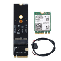 5374 Мбит/с Wifi 6E AX210 2,4G/5 ГГц/6 ГГц для Bluetooth 5,2 До M ключ Nvme SSD порт сеть Wlan Wi-Fi адаптер