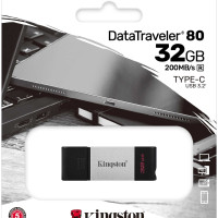 Флеш Диск Kingston 32Gb DataTraveler 80 DT80/32GB USB3.0 черный