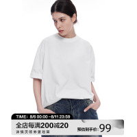 ESAT 23SS黑白雙色基礎打底寬鬆短袖