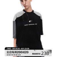 ESAT 23SS拼接廓形足球服Tee短袖