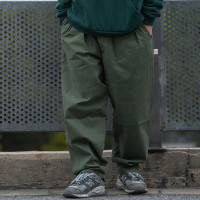 SeedClub 22AW ST2002日系基礎純色休閒長褲復古寬鬆直筒廓形褲潮