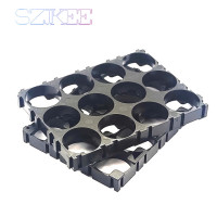 Держатель для аккумулятора 21700, цилиндрический держатель для аккумулятора 21700, пластиковый держатель для электромобиля 21700, 3x4/1x2 слота