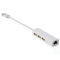 USB Gigabit Ethernet с 3 портами USB C HUB 2,0 RJ45 Lan сетевая карта USB к Ethernet-адаптеру для iOS ПК RTL8152 HUB