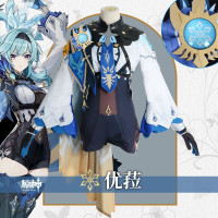 原神cos服优菈游戏动漫二次元服装道具假发全套cospaly御姐服饰女