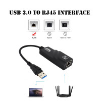 Ethernet-адаптер Usb 3,0 гигабитный проводной USB Rj45 Сетевая карта Lan 1000 Мбит/с для ноутбука и ПК