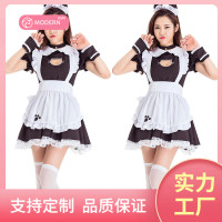猫咪开胸女仆装 luolita猫娘性感洛丽塔动漫 可爱日系软妹服
