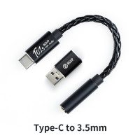 Усилитель для наушников BGVP T01s CX31193, USB Type C на 3,5 мм, аудиоадаптер для наушников, 32 бит, 384 кГц, цифровой декодер