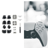 Для PlayStation-5 PS5-Controller L1-R1 L2-R2-кнопки, аналоговая проводящая резиновая запасная часть для Dualsense-геймпада E8BE