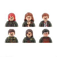 Город МОС Хэллоуин Зомби ходячие персонажи фигурки-призраки строительные блоки солдаты кирпичи-надгробия оружие детские подарки игрушки