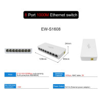 Ethernet-коммутатор EWIND, 5/8 портов, 10/100 Мбит/с