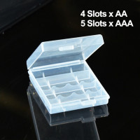 Чехол для аккумулятора 18650 16340, контейнер для хранения аккумуляторов 2/4/8 AA/AAA, контейнер-органайзер для перезаряжаемых аккумуляторов