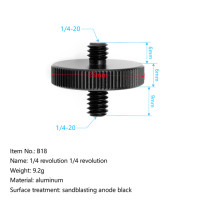 Универсальный переходник для камеры 1/4 штекер на 3/8 двойные гайки стандартное Крепление Адаптер Аксессуары для фотосъемки
