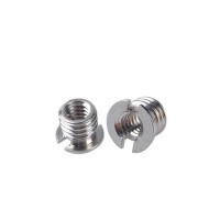 5 шт., переходник с резьбовым креплением 1/4 дюйма на 3/8 дюйма