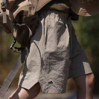 Nobodyknows山系戶外機能速乾沙灘褲基礎休閒百搭男女短褲五分褲