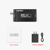 Розничная продажа мини HD 3G SDI к HDMI конвертер адаптер Поддержка HD-SDI / 3G-SDI сигналы показывают на HDMI дисплей Бесплатная доставка