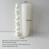 Длинная спиральная конусная силиконовая форма для свечей витые силиконовые формы для подсвечника DIY домашний декор специальная форма для изготовления свечей