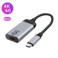 USB 3.1 Type C к мини-порту дисплея для MacBook Air Pro из алюминиевого сплава USB-C Mini DP адаптер кабель 10 Гбит/с 4K 60 Гц видеокабели