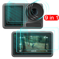 Закаленное стекло для DJI OSMO Action 4 Защита для переднего и заднего экрана крышка объектива камеры защита от царапин защитная пленка для DJI Action4