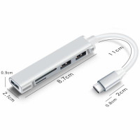 5-в-1 разветвитель RYRA с портами USB 3,0 и USB 3,0