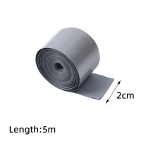 Термотрансферная пленка Светоотражающая 5 м, 2 см/5 см в рулоне, наклейки на обувь, наклейки