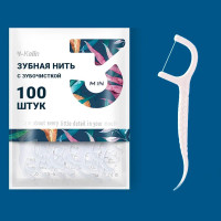 Флоссеры, Зубочистка с зубной нитью / Y-Kelin Floss Picks (100 шт.)