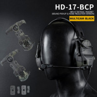 Тактическая гарнитура GEN 6, шумоподавление, спортивные наушники для стрельбы, уличная противошумная гарнитура