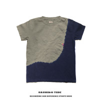 21SS KAPITAL 平田和宏 蠟染刺繡日系潮流男女款寬鬆圓領T恤短袖