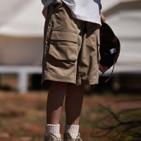 Nobodyknows日系新款工裝多口袋基礎多色休閒五分褲男女夏季短褲