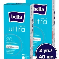 Прокладки ежедневные bella PANTY ultra normal, 20шт.х2уп.