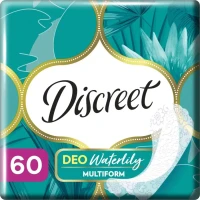 Ежедневные прокладки Discreet Water Lily Multiform 60 штук