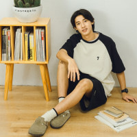 714street華夫格短袖t恤男潮牌夏裝美式復古情侶裝休閒重磅T恤